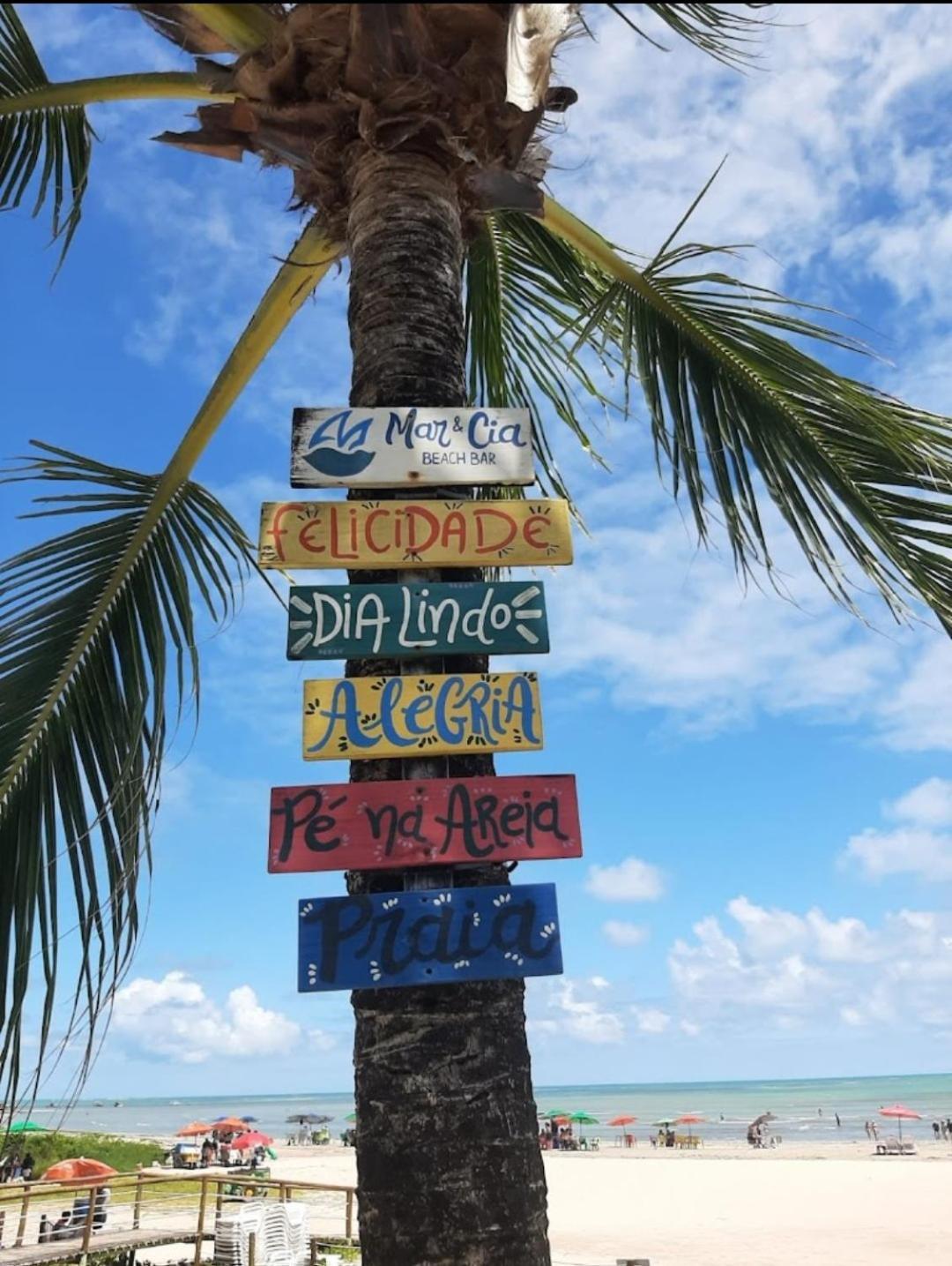 Msflats Paripueira Praia Wifi Ar Cozinha E Varanda Nascente C Rede Bagian luar foto