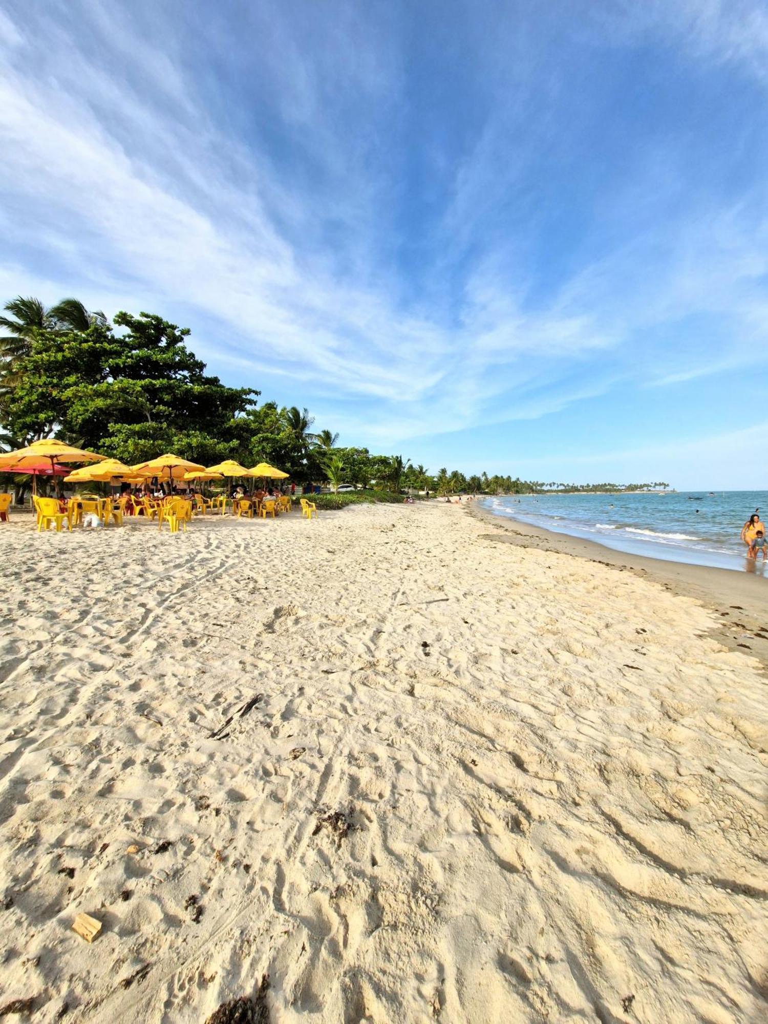 Msflats Paripueira Praia Wifi Ar Cozinha E Varanda Nascente C Rede Bagian luar foto