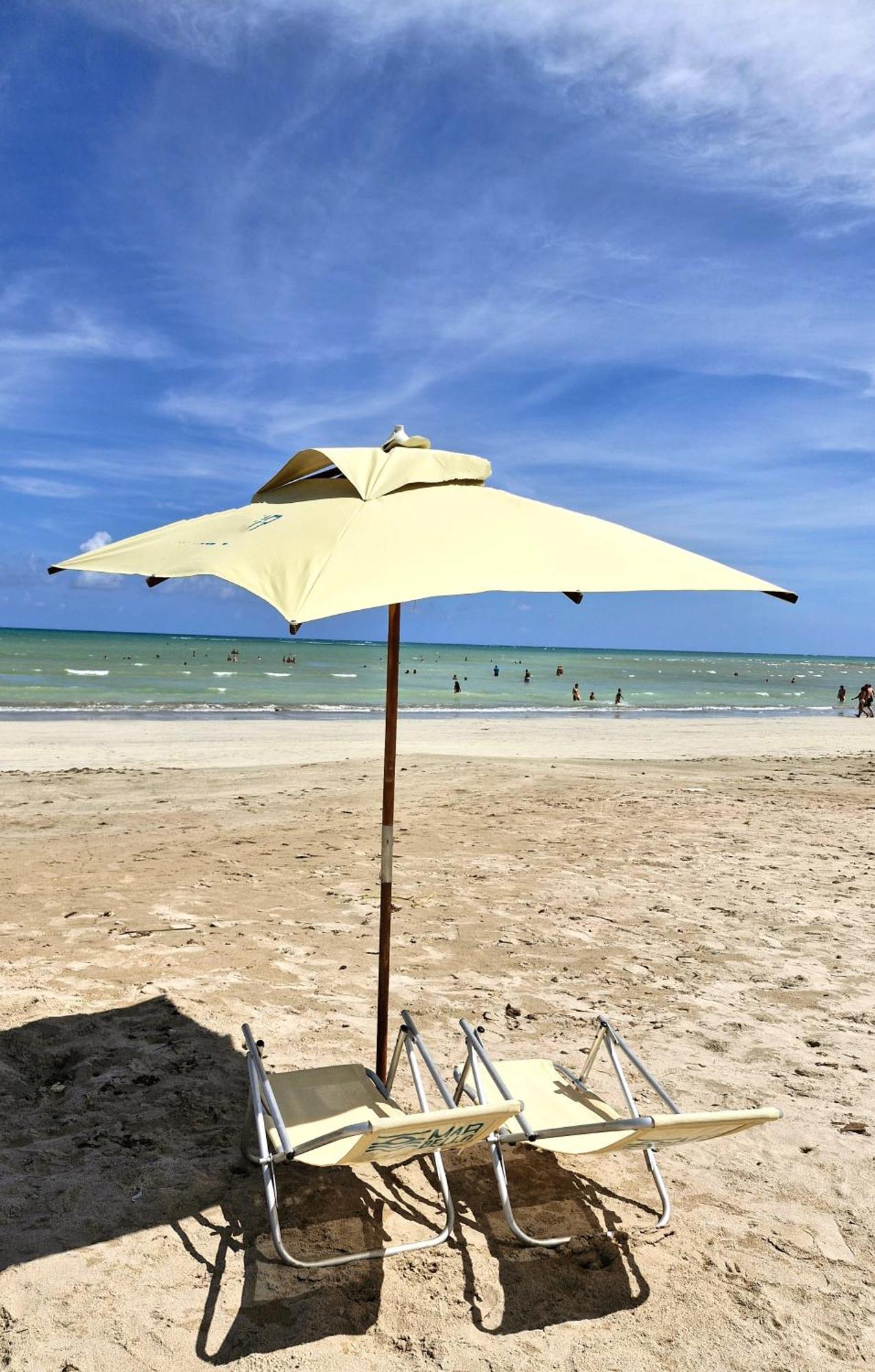 Msflats Paripueira Praia Wifi Ar Cozinha E Varanda Nascente C Rede Bagian luar foto