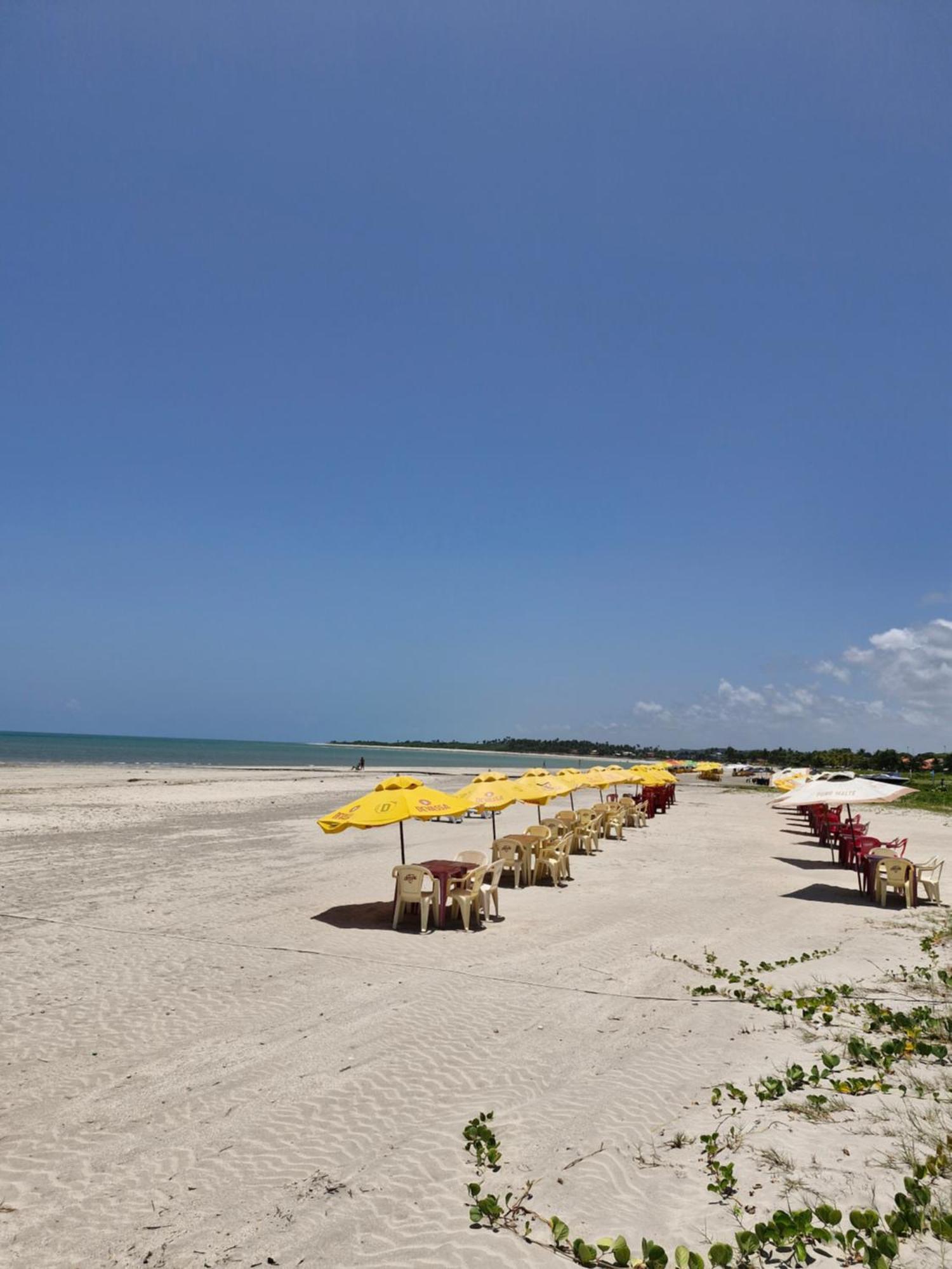 Msflats Paripueira Praia Wifi Ar Cozinha E Varanda Nascente C Rede Bagian luar foto