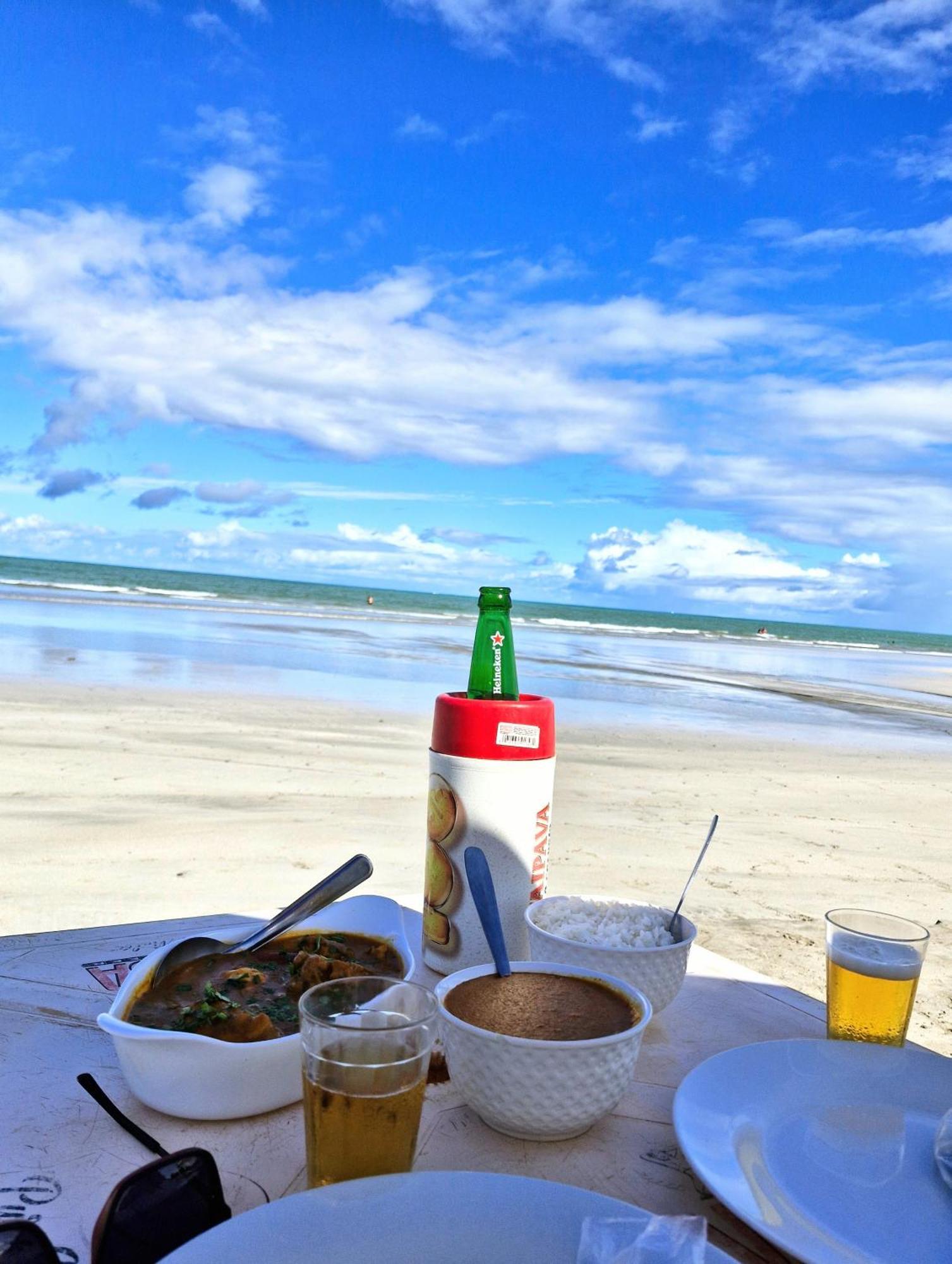 Msflats Paripueira Praia Wifi Ar Cozinha E Varanda Nascente C Rede Bagian luar foto