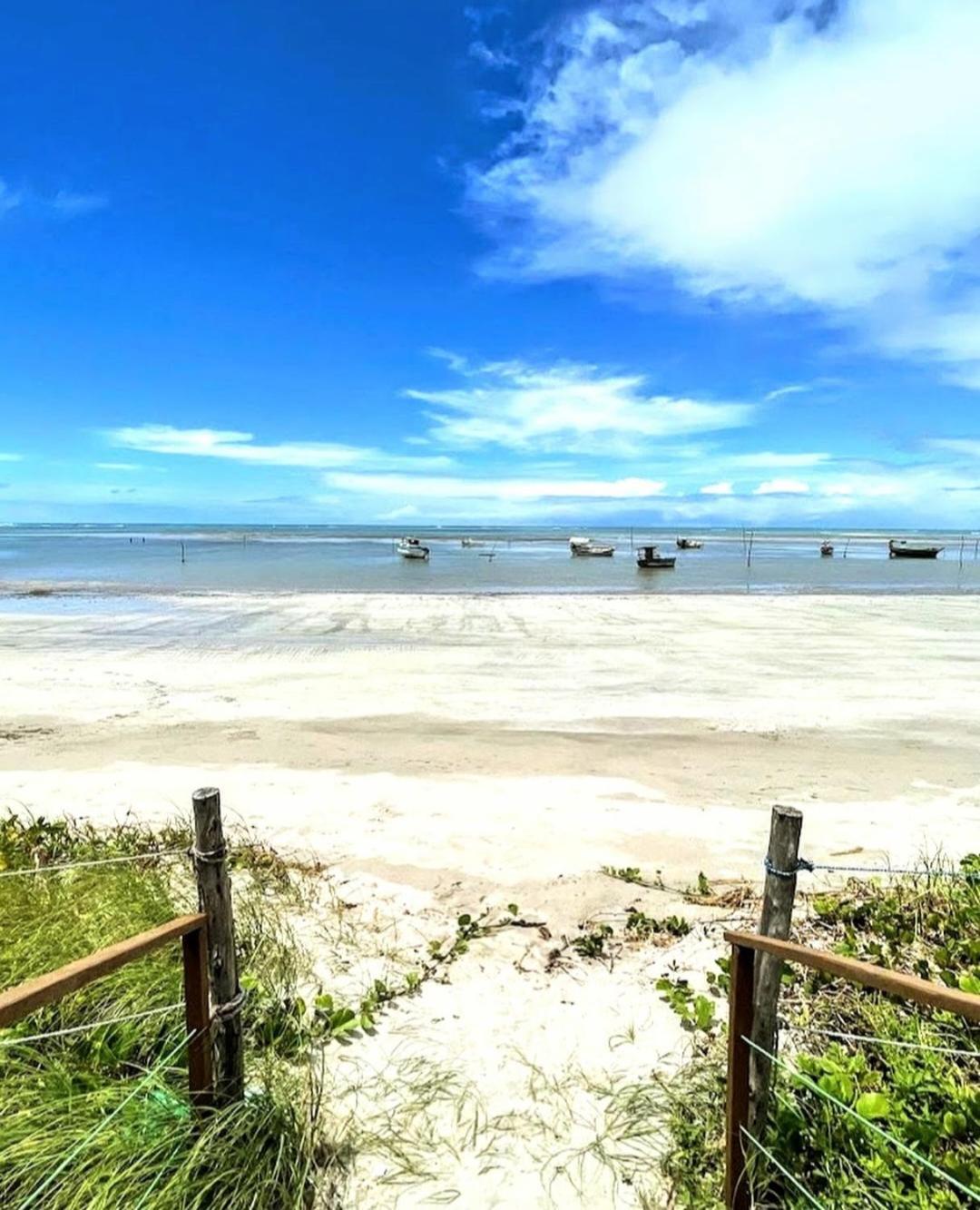 Msflats Paripueira Praia Wifi Ar Cozinha E Varanda Nascente C Rede Bagian luar foto