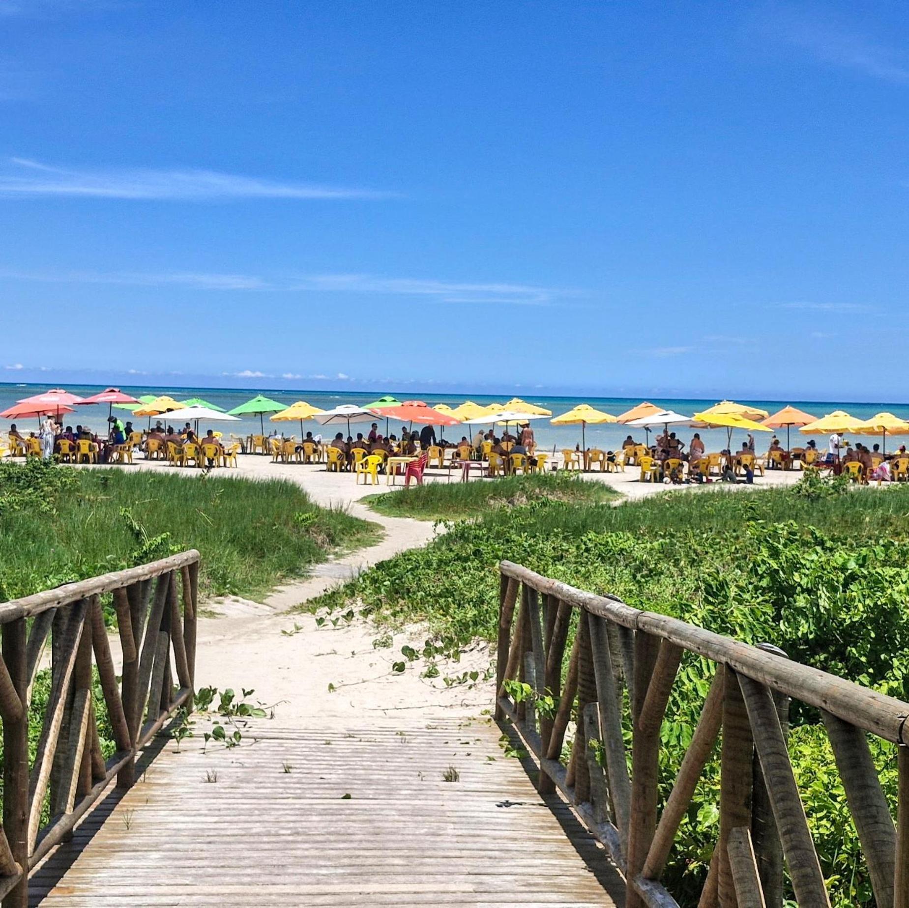 Msflats Paripueira Praia Wifi Ar Cozinha E Varanda Nascente C Rede Bagian luar foto